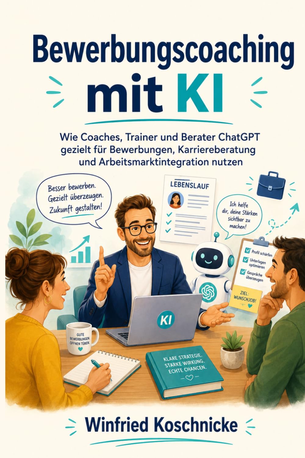Bewerbungscoaching mit KI: Wie Coaches, Trainer und Berater ChatGPT gezielt für Bewerbungen, Karriereberatung und Arbeitsmarktintegration nutzen (KI ... für Alltag, Beruf, Bewerbung und Familie.)