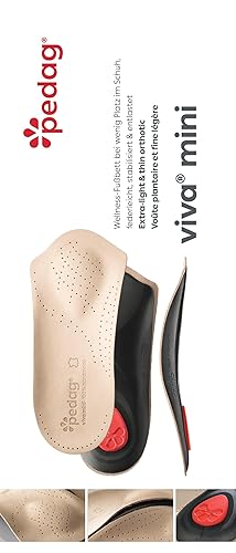 Miniatura 8 de Pedag Viva Mini ortopédico con soporte de arco semirrígido, metatarsiano y almohadilla para el talón, cuero, negro, EE. UU. W8EU38