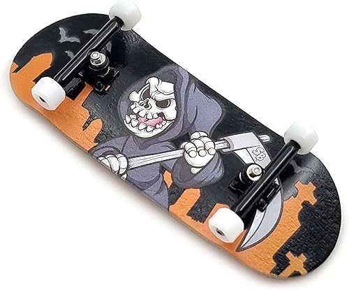 Miniatura 10 de SPITBOARDS 34mm x 96mm Pro Fingerboard Set-Up (Complete)  Real Wood Deck  Pro Trucks with Lock-Nuts and Pro Bushings  Polyurethane Pro Wheels with