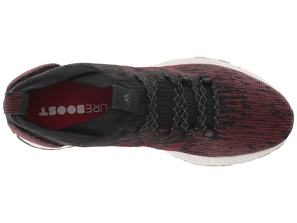 

adidas Running PureBOOST RBL (Black/Grey Three/Scarlet) Men's Running Shoes, Red