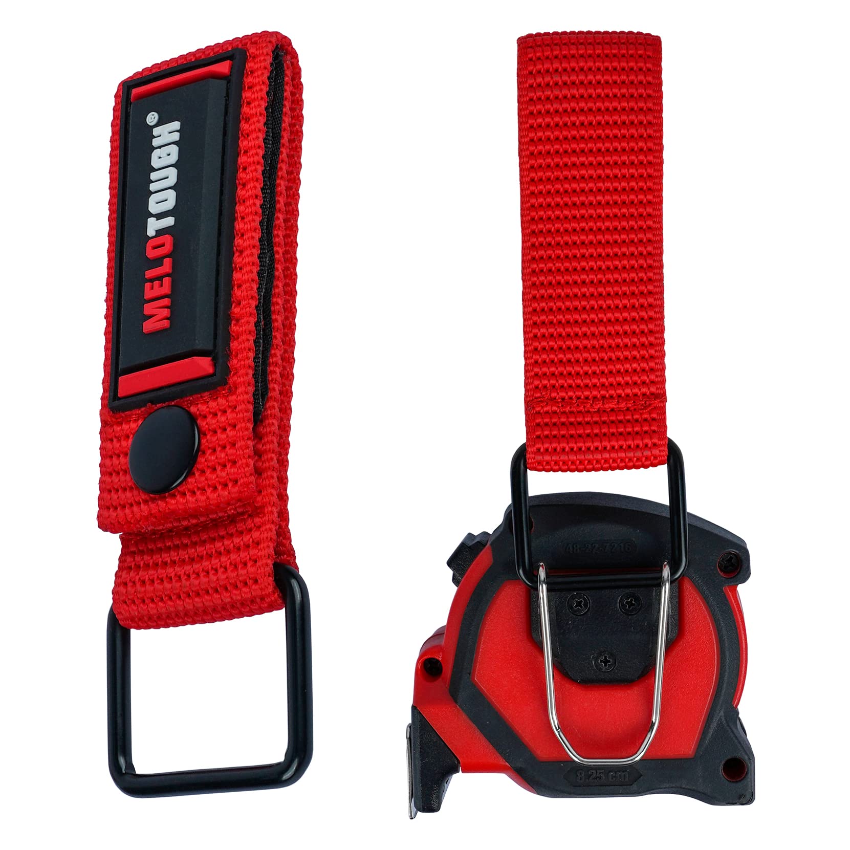 MELOTOUGH Measuring Tape Holder Tape Measure Holder Drill Impact Tool Holster for Tape Measure, Drills, Clipped Tool