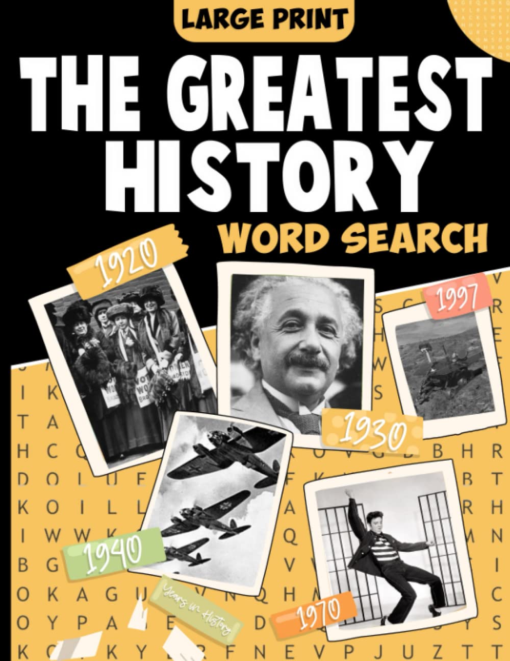 The Greatest History Word Search Puzzle Book for Adults, Teenagers and Seniors: History Events Memory Activity Book
