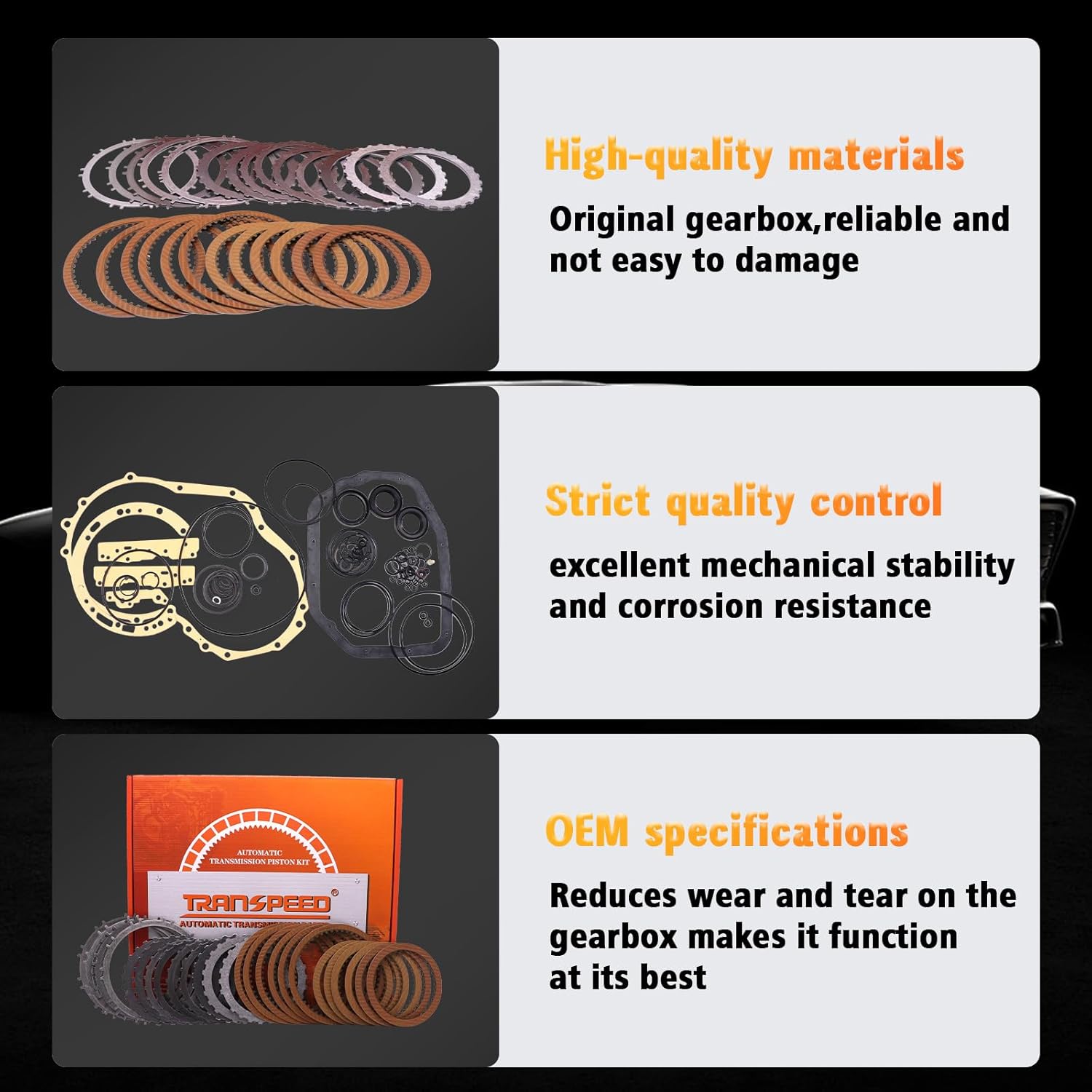 TRANSPEED F3A212 KM171 KM172 Auto Transmission Rebuild Master Kit For SUMMIT MIRAGE F3A21-2 93-97 COLT/COLT VISTA L4 1.5L 90-92