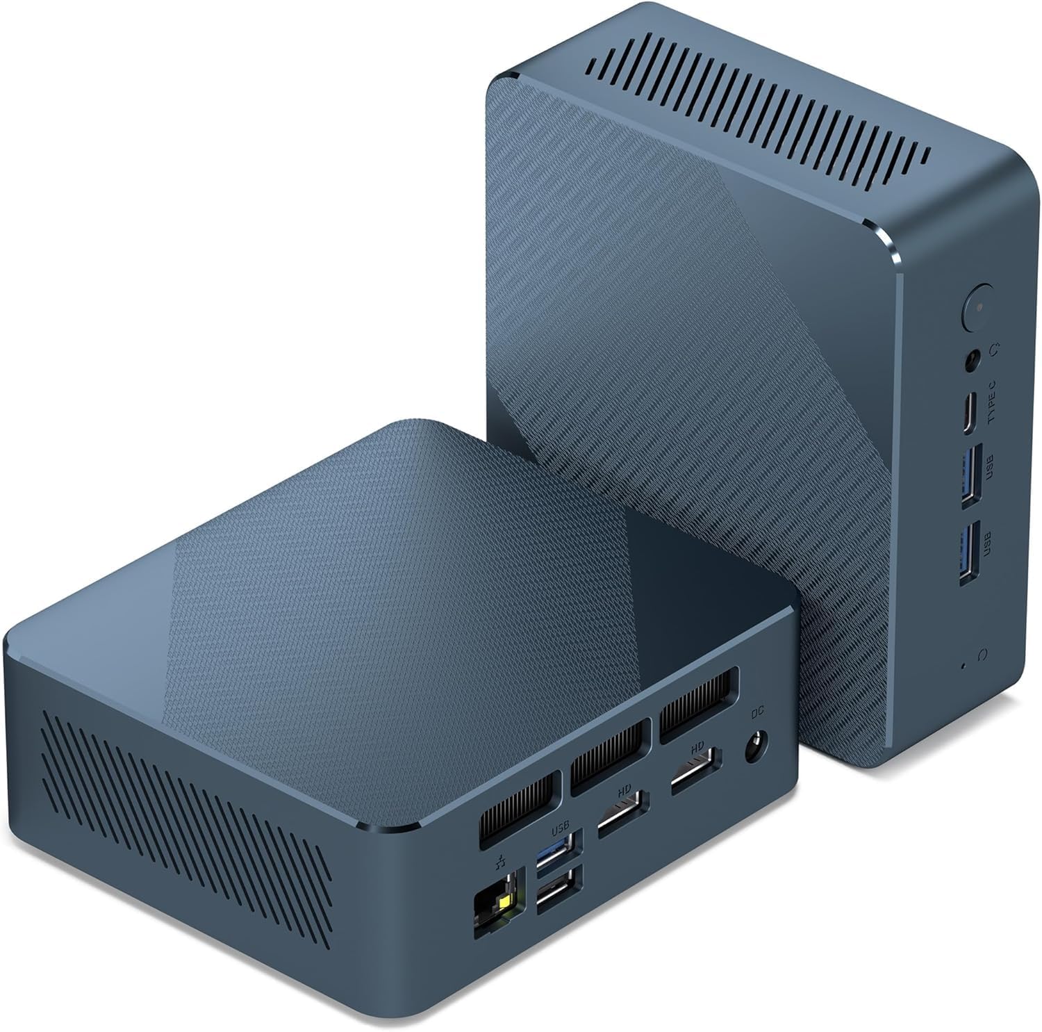 Getorl GT100 Ryzen 5 3550H, 8GB RAM, 256GB SSD, Windows 11 Pro Mini Gaming & Workstation PC w/Triple 4K @60Hz Display Via HDMI/USB Type-C & Internal WiFi 6 & RJ45 & 4xUSB-A Ports (by_Getorli)