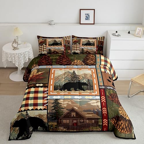 Miniatura 89 de Feelyou - Juego de edredón retro hippie con flores, tamaño King, para niños, con diseño de plantas florales botánicas de los 60 y 70, edredón Multi