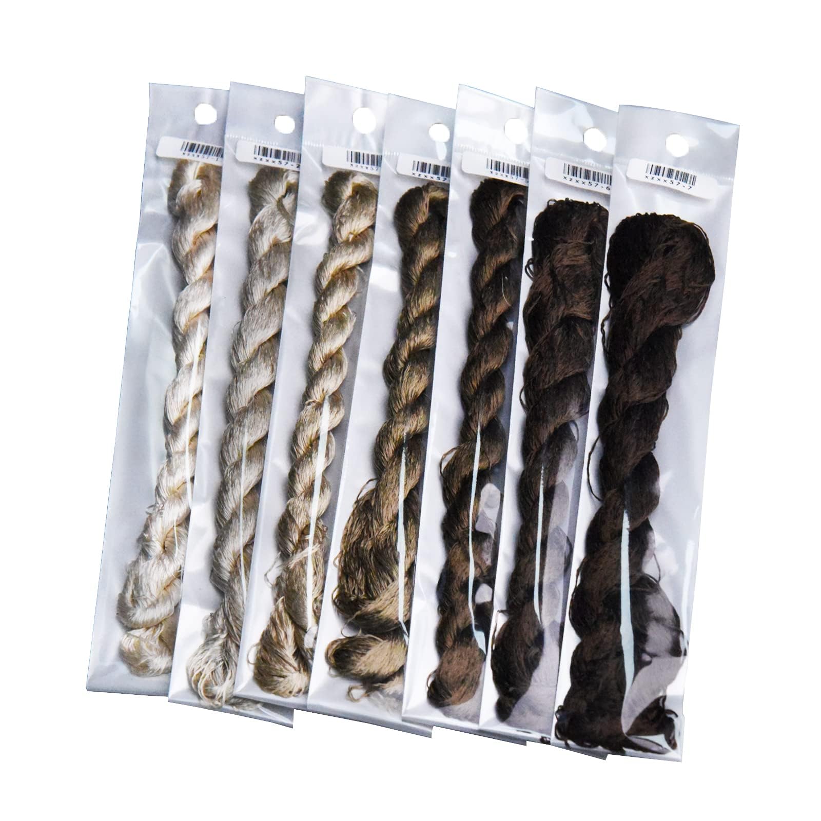MINGGUXIUYI Natural 100% Silk Thread Handmade Embroidery Thread Floss (57), 840 yards - Image 4