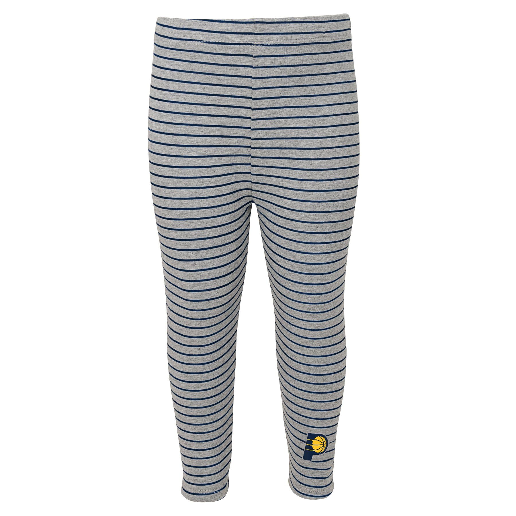 Outerstuff Indiana Pacers NBA Girls Toddler (2T-4T) Team Love Short Sleeve Top & Pant Set, Navy/Grey 3T