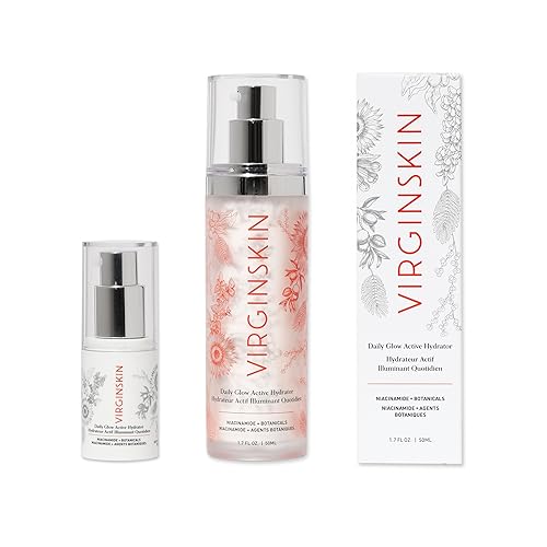 Miniatura 3 de Virginskin Daily Glow Active Hydrator  Crema hidratante diaria desarrollada por dermatólogos para cara y cuello  0.5 oz 0.5 fl oz