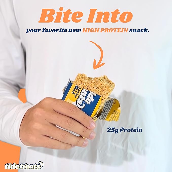 Barritas de Proteína Tidetreats Crispy Rice Peanut Butter miniatura 8