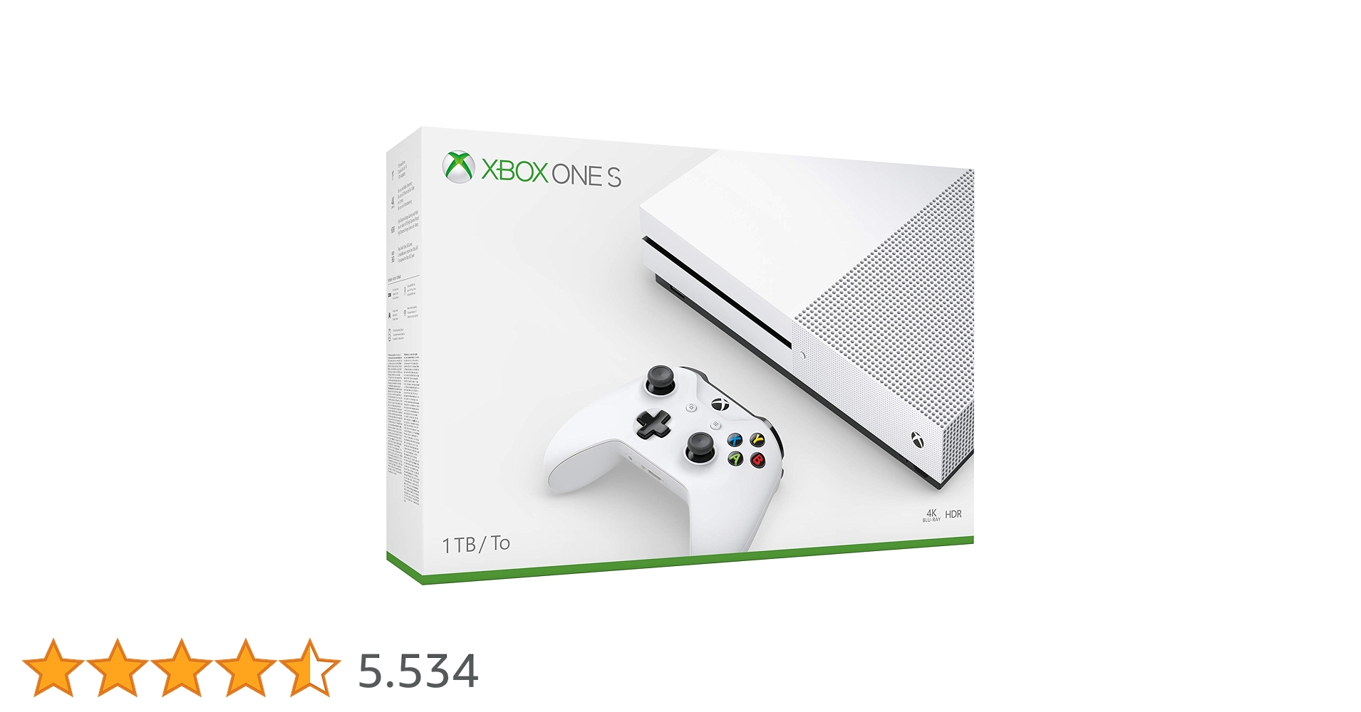 Microsoft Xbox One S 1TB 本体 Console Xbox One S 1TB Microsoft | Amazon.com.br