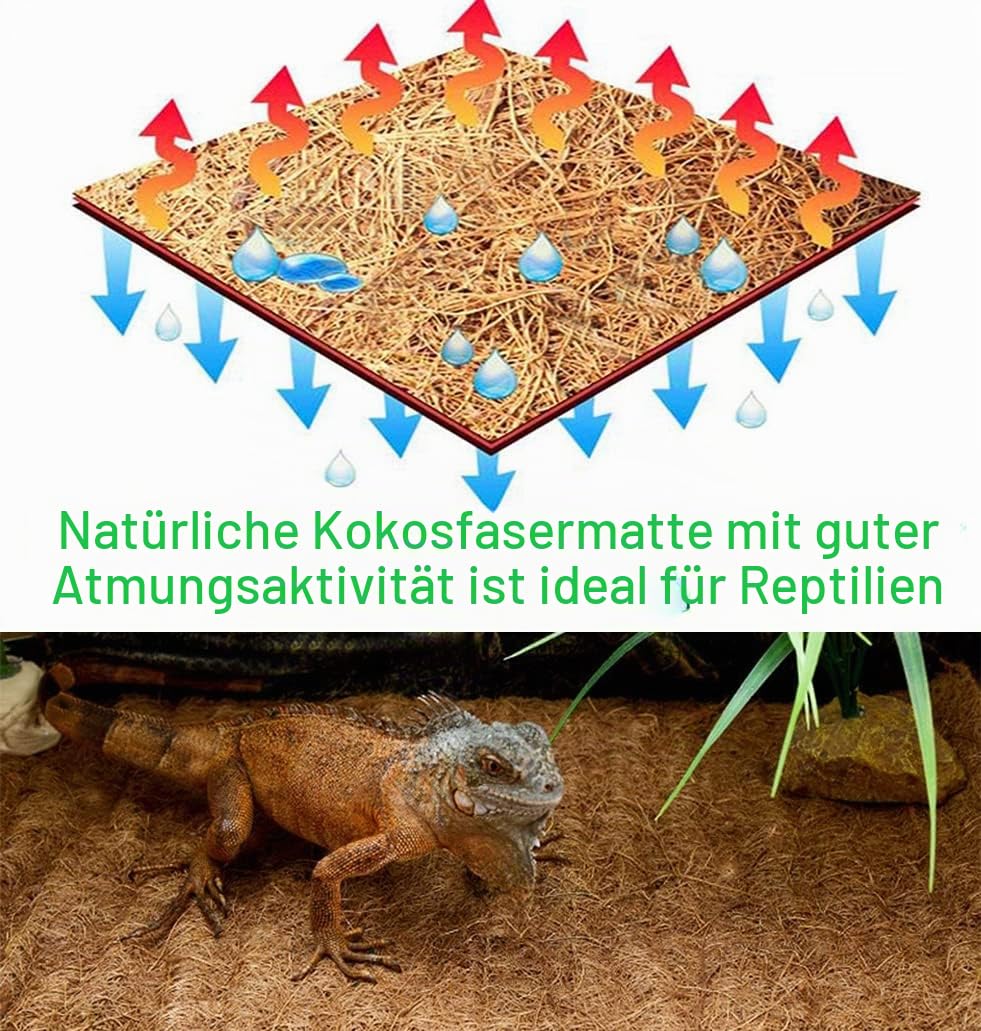 MIOHNAN Natürliche Kokosmatte Winterschutz für Pflanzen, Kokosfaser Liner, Kokosscheibe Pflanzenschutz Winter für Kübelpflanzen (30 cm x 120 cm)