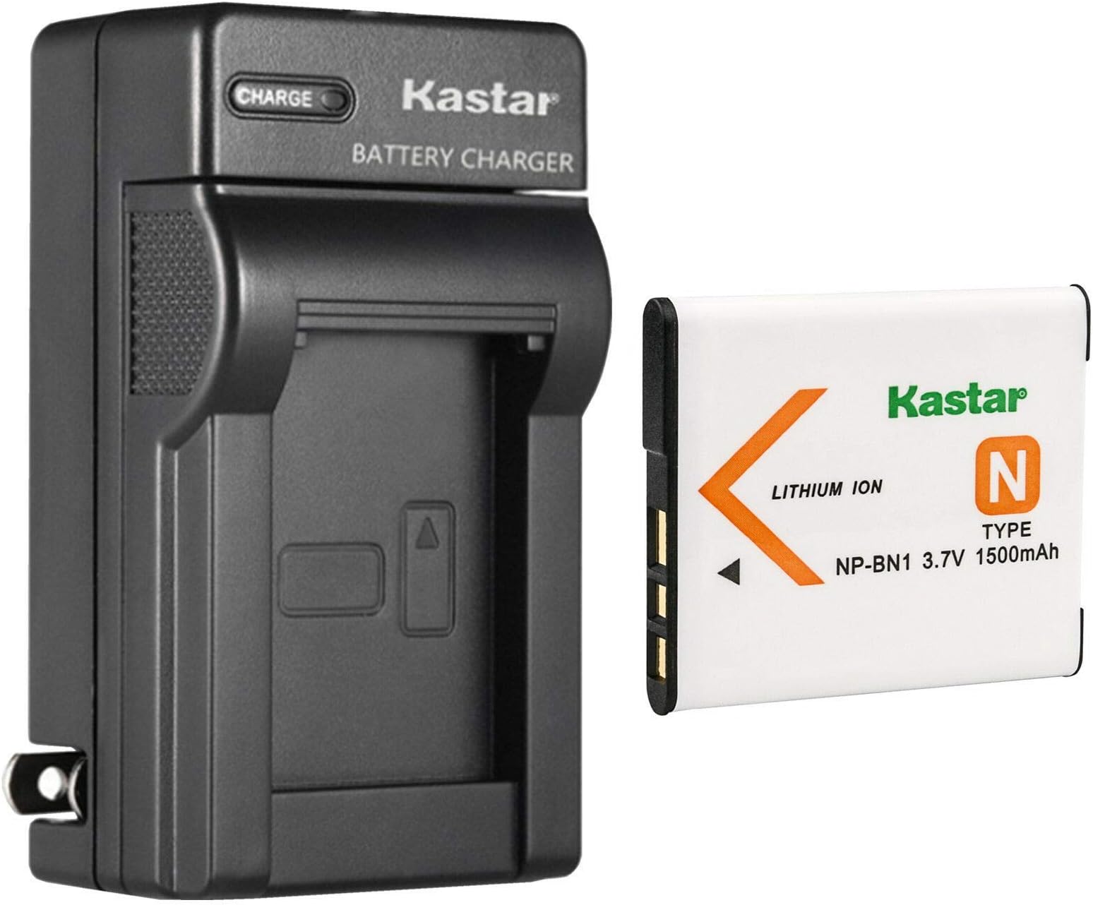 1-Pack Battery and AC Wall Charger Replacement for Sony Cyber-Shot DSC-W620, Cyber-Shot DSC-W630, Cyber-Shot DSC-W650, Cyber-Shot DSC-W670, Cyber-Shot DSC-W690, Cyber-Shot DSC-W710 Cameras