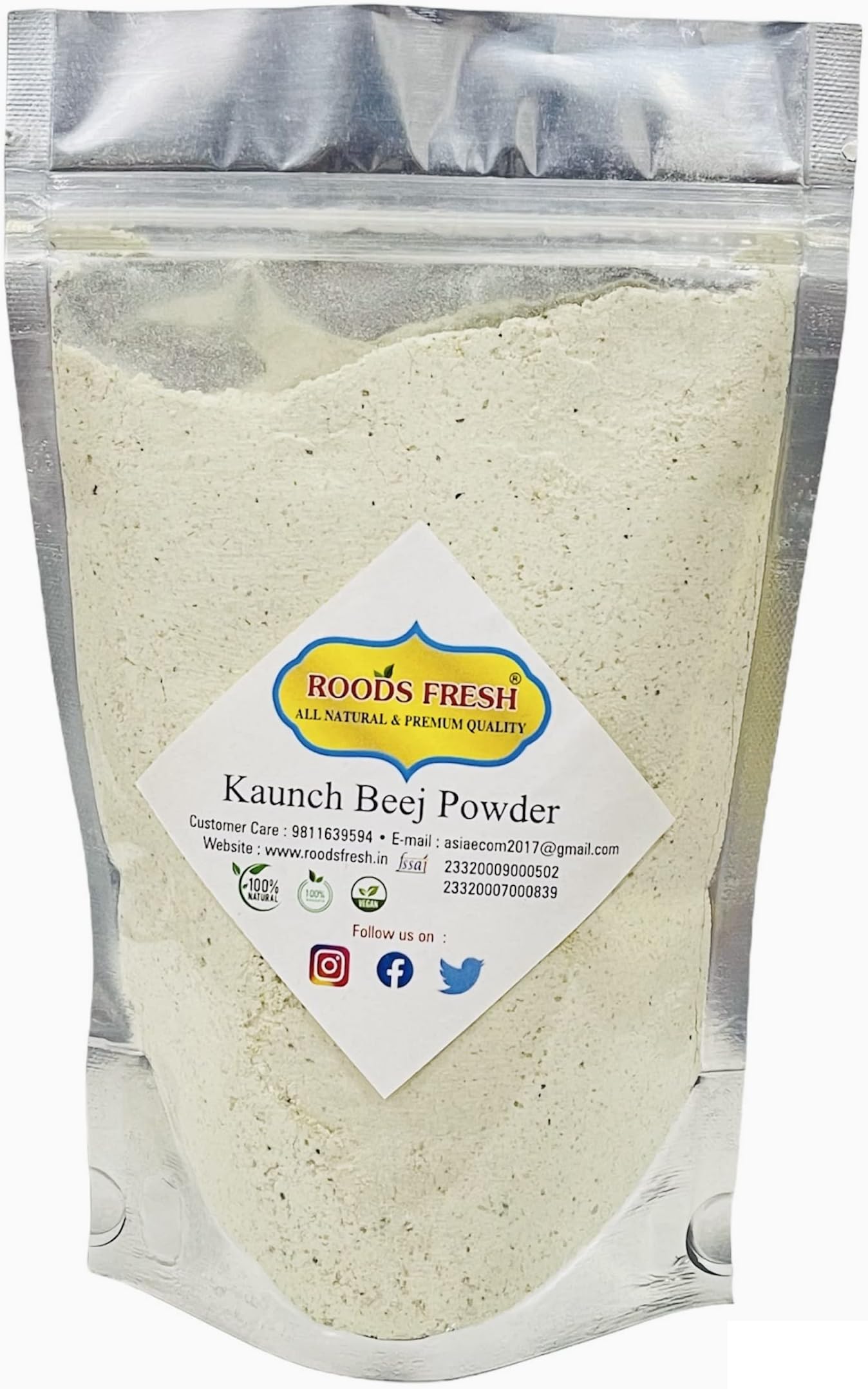 Roods Fresh Kaunch Beej Powder | Mucuna Pruriens Powder (400 g)
