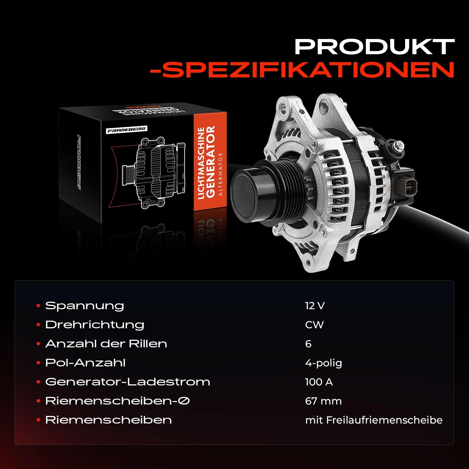 Frankberg Lichtmaschine 27060-0Q070