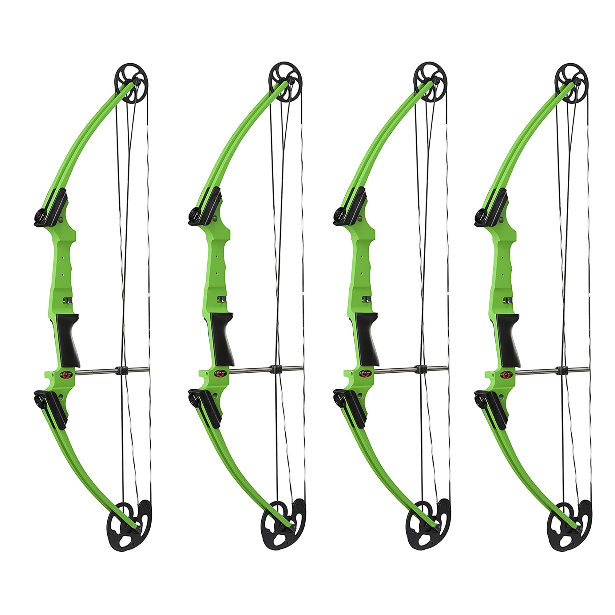 Genesis Archery 4 Pack Original Compound Bow - Adjustable Riser, 15