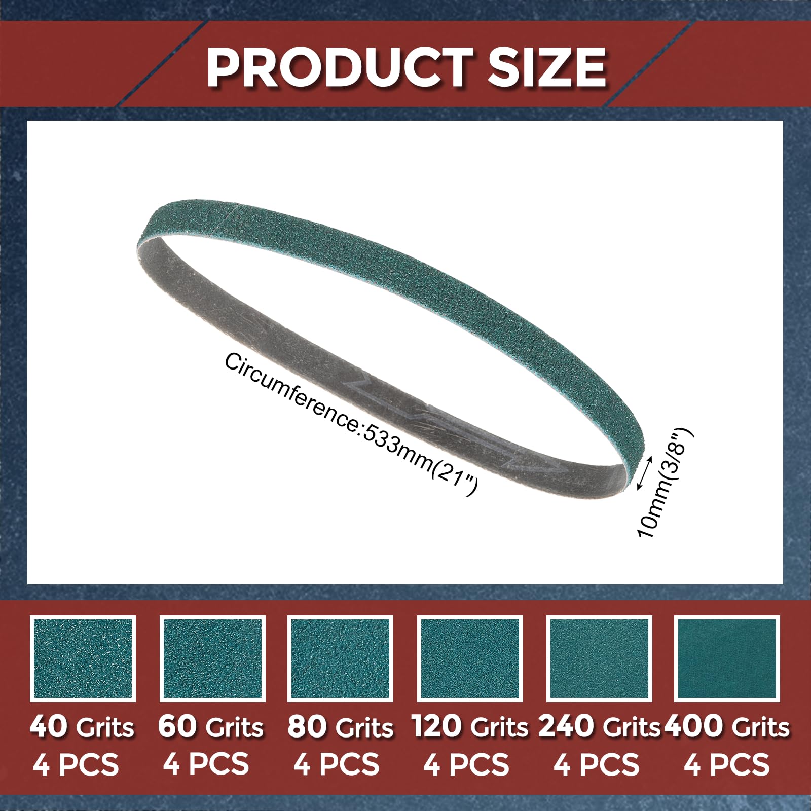 Kozelo 40 Pack Sanding Belt - Image 2