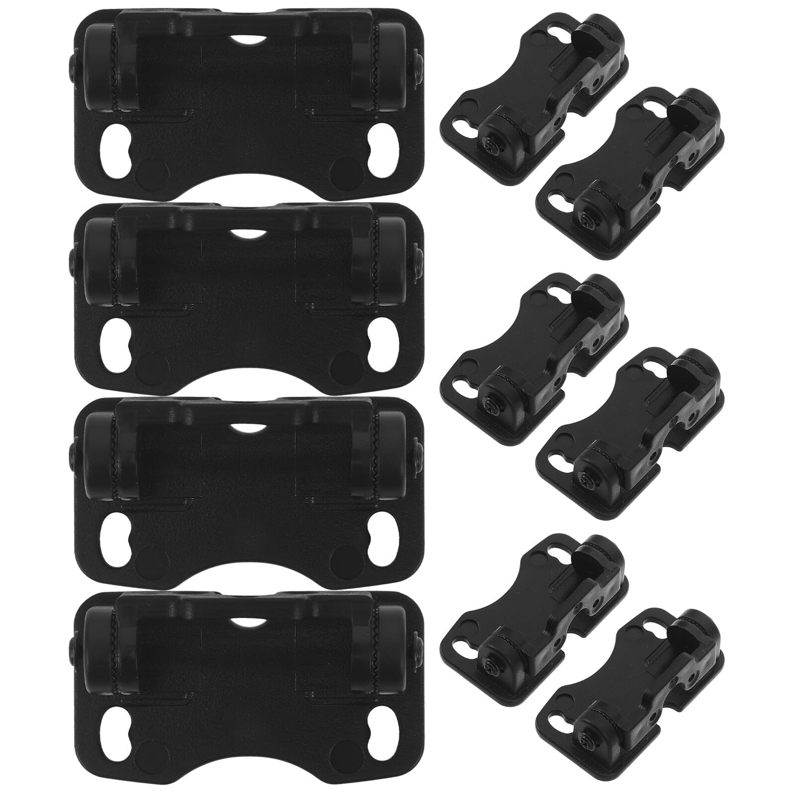 Soporte para cámara trasera de tablero ajustable Alipis, kit de 10 piezas de plástico resistente 8
