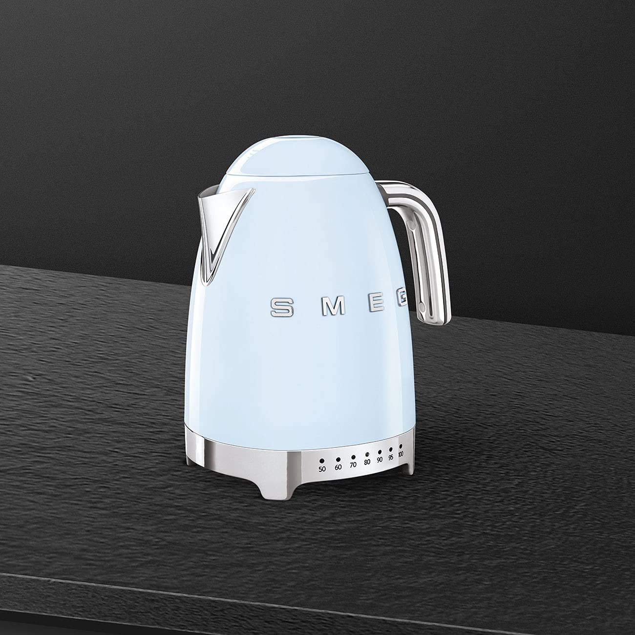 Smeg - Kettle - 11+ - Kettle with Temperature Control - Light Blue