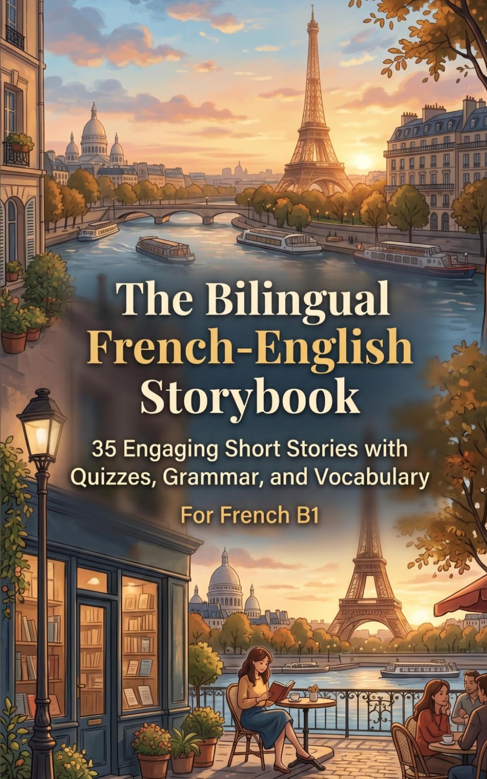 The Bilingual French-English Storybook: 35 Engaging Short Stories with Quizzes, Grammar, and Vocabulary For French B1