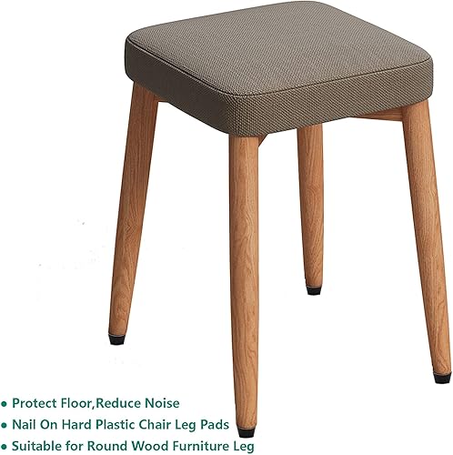 Miniatura 5 de Paquete de 20 almohadillas redondas para muebles, almohadillas de goma suaves y resistentes para tablas de cortar, protector de suelo deslizante con