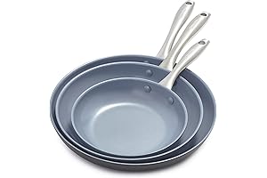 GreenPan Lima Ceramic Coated Frying Pan Skillet Set