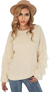 oversized fringe sweater