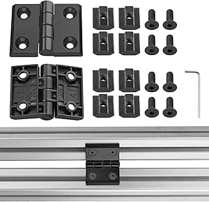 Healifty Unsichtbare Scharniere 2 Stück - 360° Drehscharniere Für Möbel