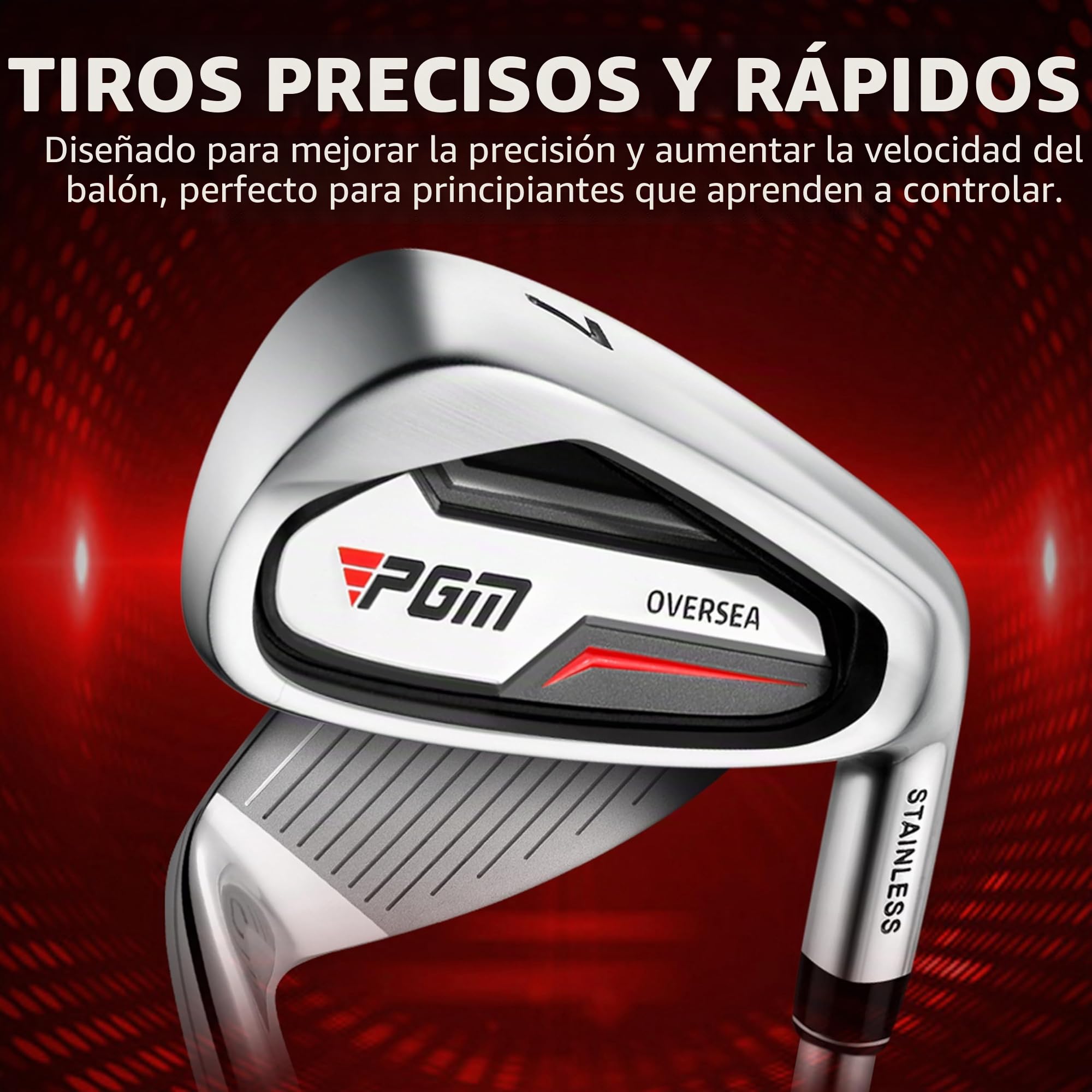 PGM Juego de palos de golf para hombre con 12 palos, 4 maderas (#1, 3, 5, 4H), 7 hierros (#5, 6, 7, 8, 9, PW, SW) y 1 putter, bolsa de soporte de golf
