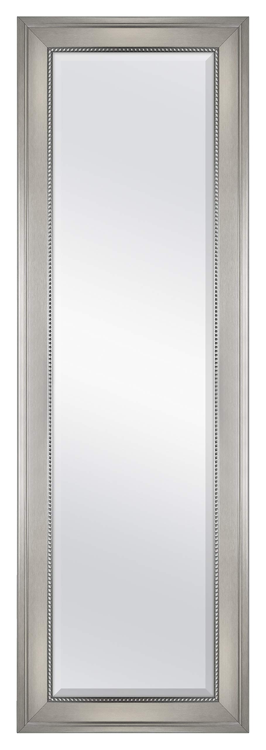 MCS 68883 Stockholm Cheval Mirror, Silver, 19.5x59.5 Inch Overall Size