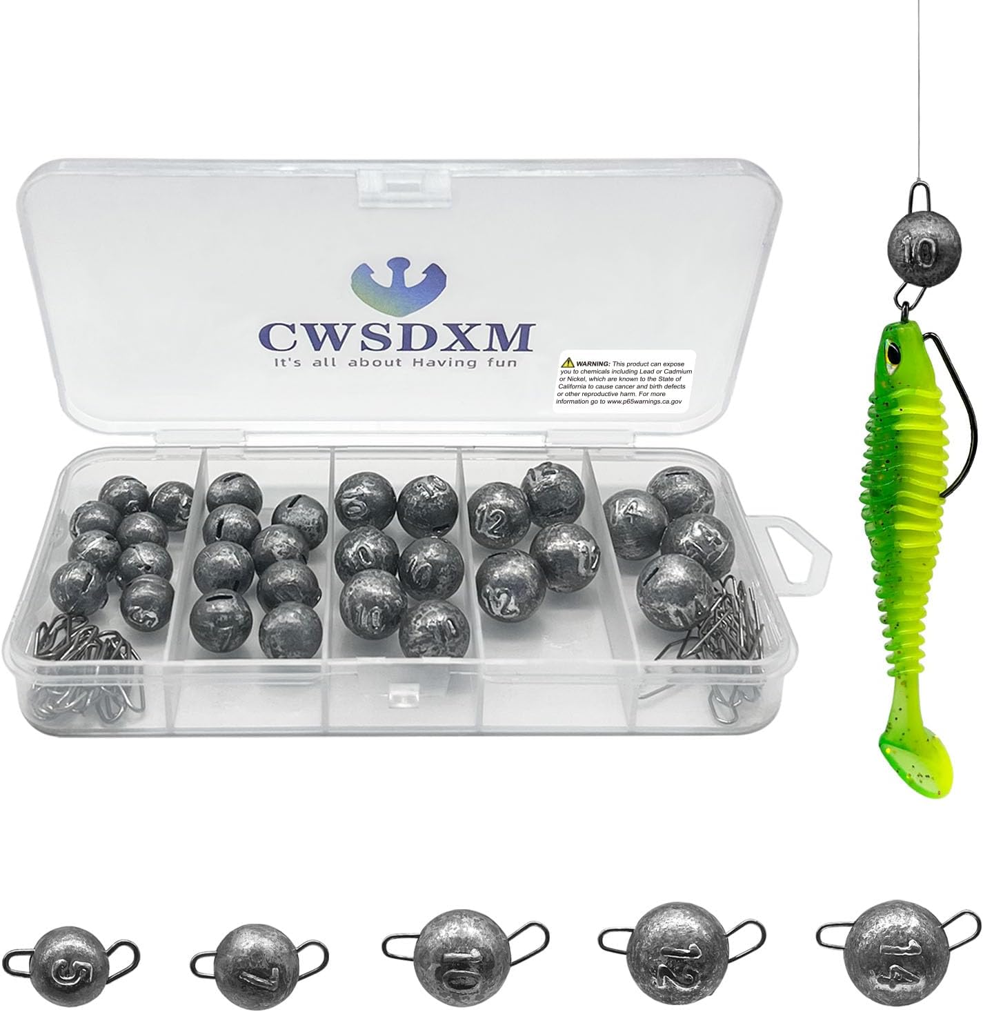 Fishing Weights Sinkers Kit 22pcs/Box 3.5-14g Assorted Bass Casting Lead Fishing Sinker Drop Shot Lead Weights Fishing Gear Kit For Bass Catfish Fishing Lures I.196214868