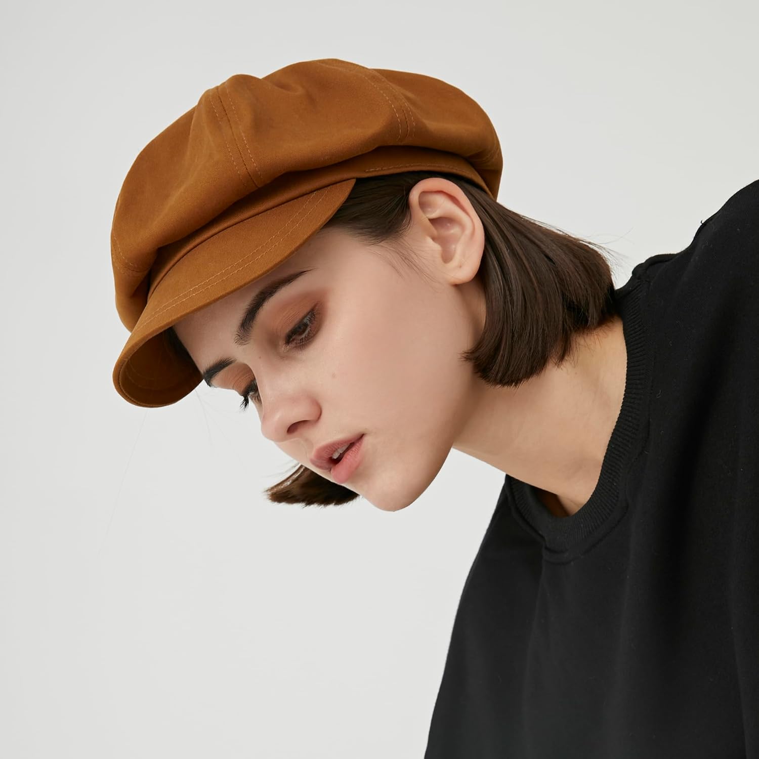 Classic Newsboy Hats, Two Size Newsboy Flat Cap for Men and Women, Fashion Baker boy hat Beret Cap - Image 5