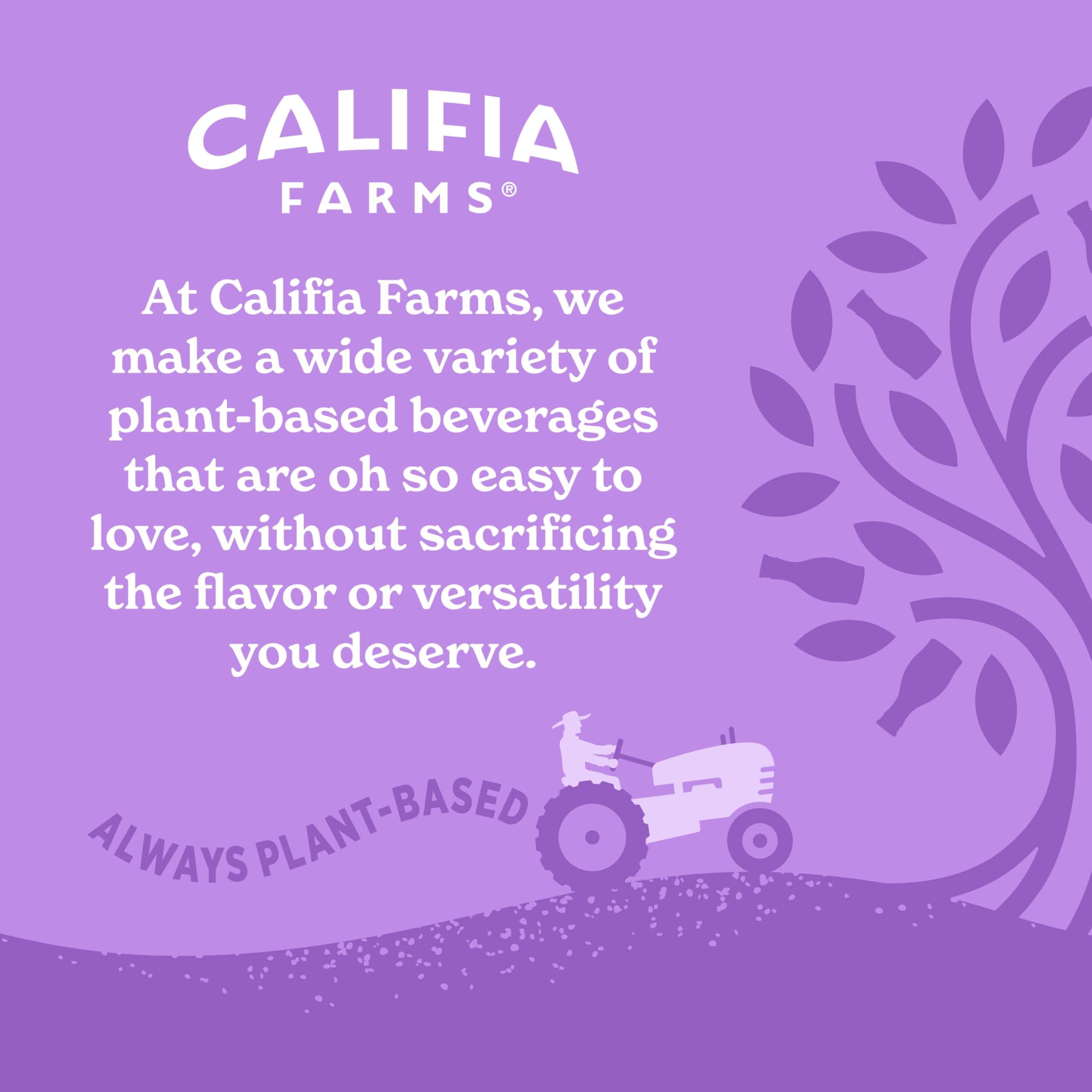 Califia Farms Oat Milk, Unsweetened Barista Blend| Shelf Stable | Non Dairy Milk | Creamer | Vegan | Plant Based | Gluten-Free | Non-GMO| Brown | 32 Fl Oz (Pack of 6)