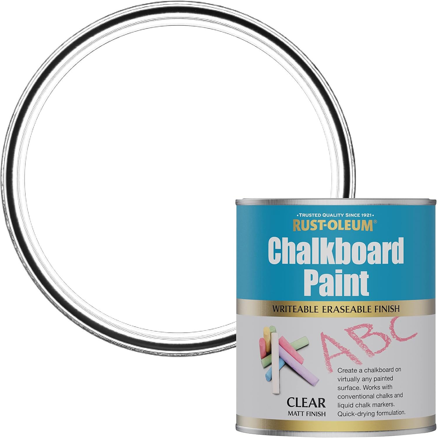 RustOleum Clear Chalkboard Paint 750ml Amazon.co.uk DIY & Tools
