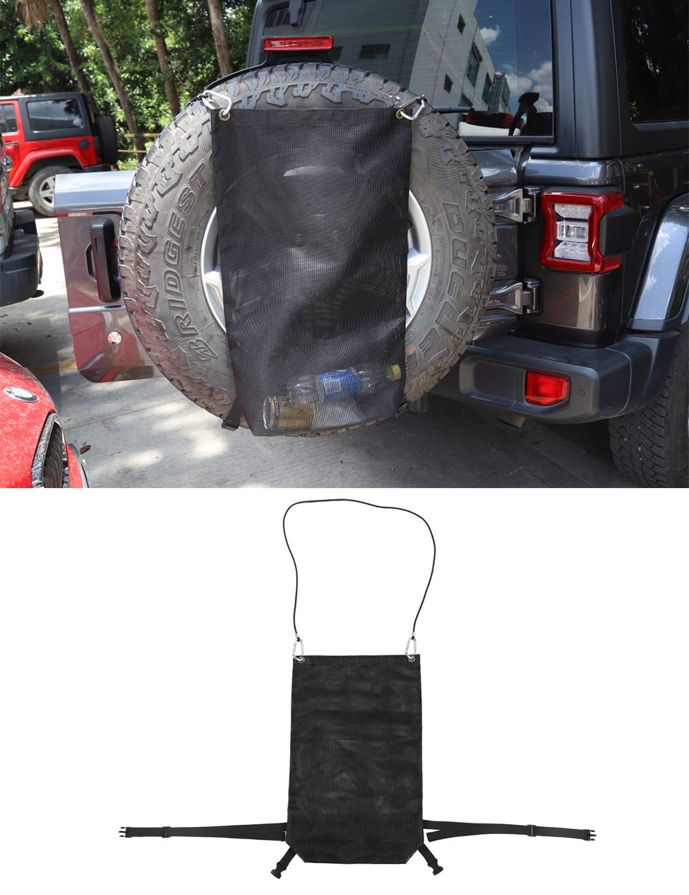 Buy Bestmotoring Jeep OffRoad Spare Tire T Bag Black for Jeep Wrangler TJ, JK, JL 19972022