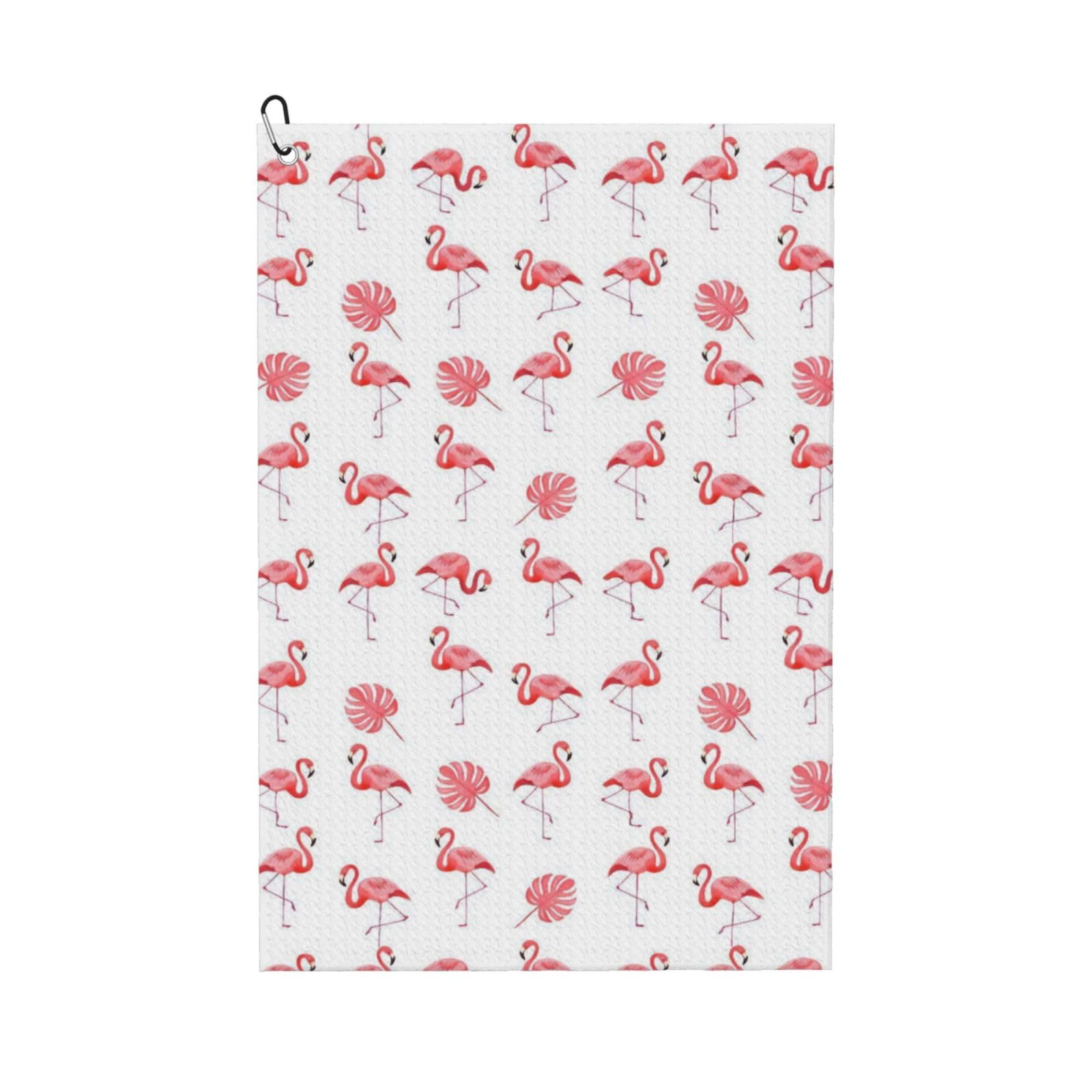 BSDFGSDD Pink Flamingo Golf Towel 24 x 16 inches