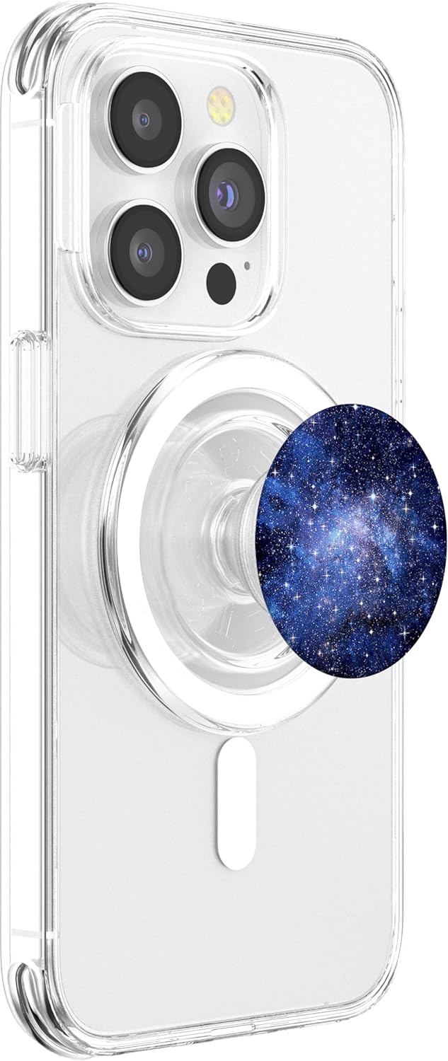 Night Sky Galaxy Popsocket Blue PopSocket Blue Galaxy PopSockets PopGrip for MagSafe - Image 4