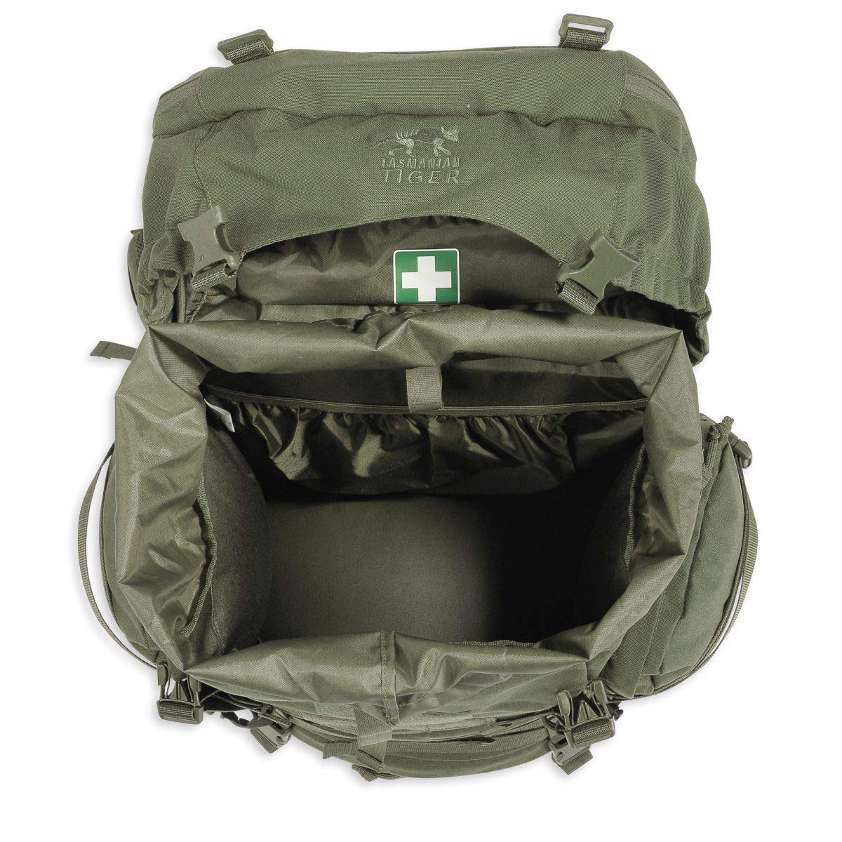 Tasmanian Tiger TT Raid Pack MKIII Mochila Militar para Exteriores de 52 litros con cinturón de Cadera extraíble, Compatible con el Sistema Molle y preparación del Sistema de hidratación