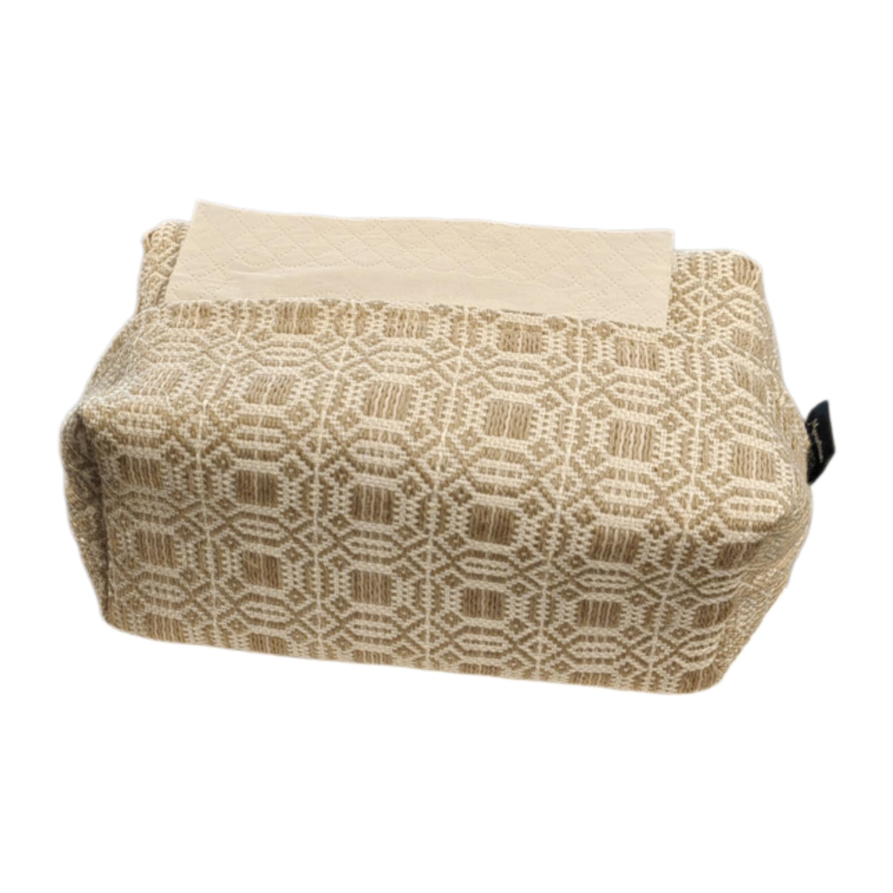 Geometric Woven Tissue Box Cover Decor Napkin Holder Home Bathroom Car