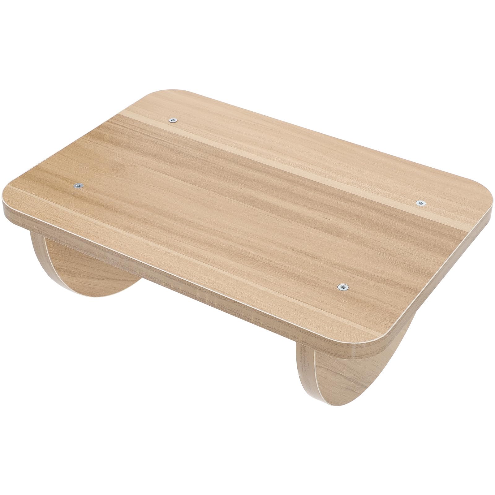 Repose-pieds en bois pour le bureau et la maison avec tabouret incurvé relaxant