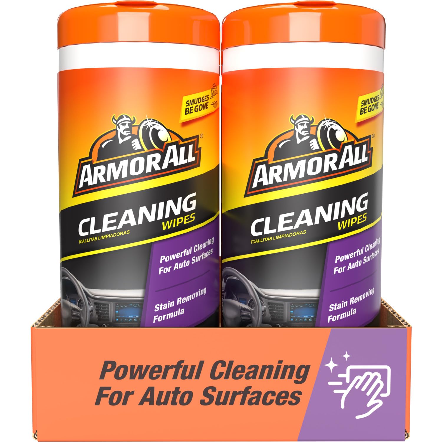 Armor All 17497C 30 Count Cleaning Wipes (25Ct + 20%)