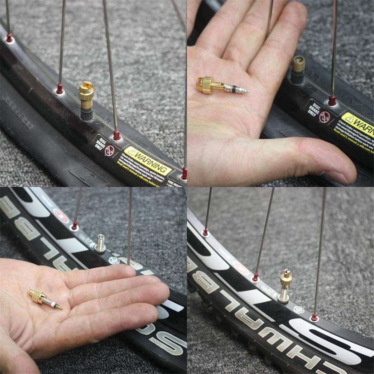 CHOOEE Bicicletta Tubeless Sigillante Siringa Mtb Bici Da Strada Sigillante Tubeless Strumento di Iniezione Ciclismo Iniettore K di Riparazione Fluido per Pneumatici  18