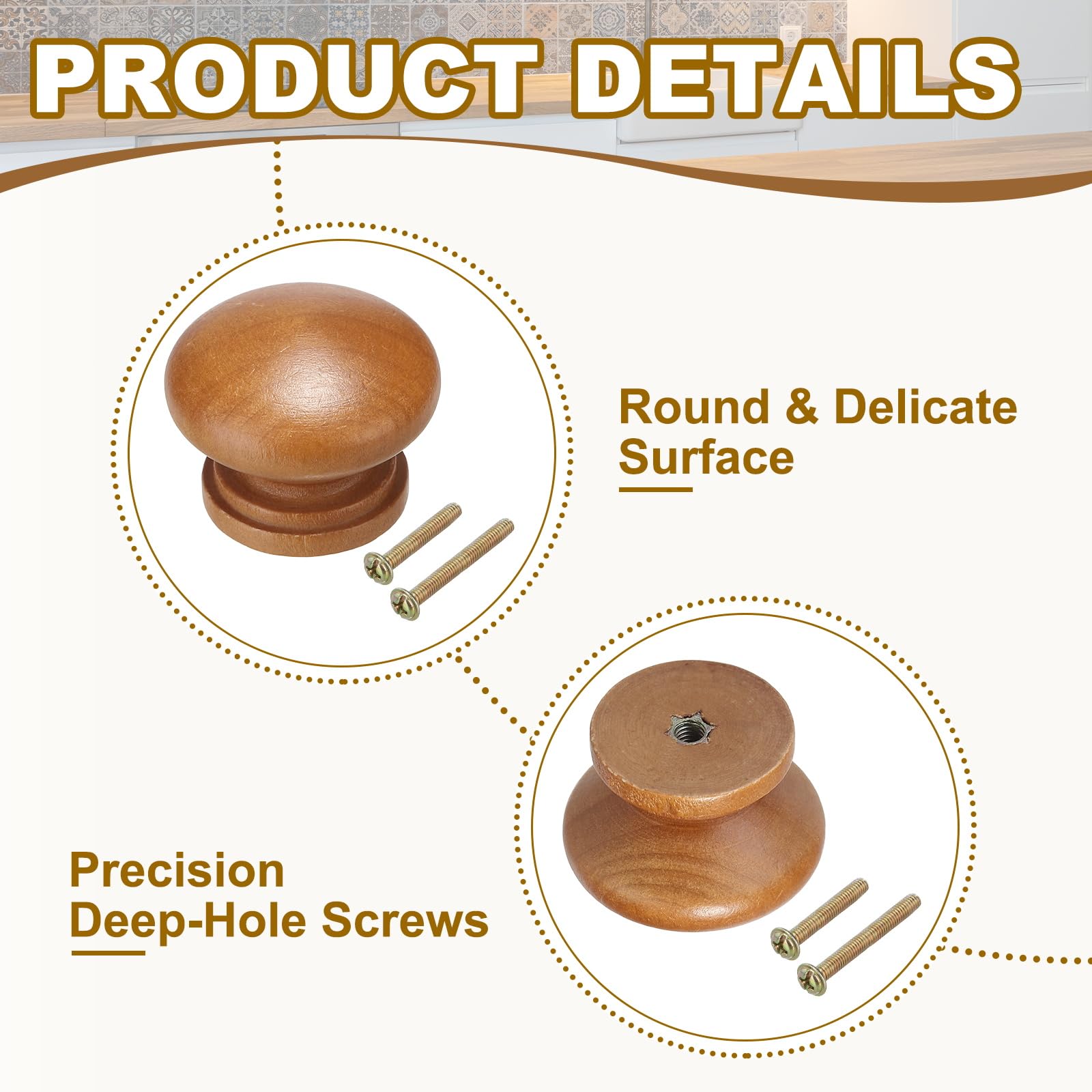 PATIKIL 1-3/8 Inch Knobs - Image 3