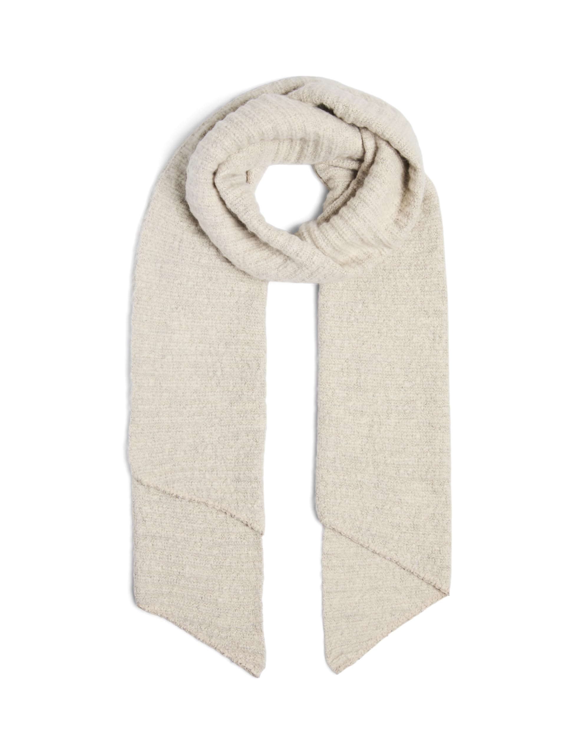PIECES Women's Pcpyron Structured Long Scarf Noos BC Scarf - Grey - One size