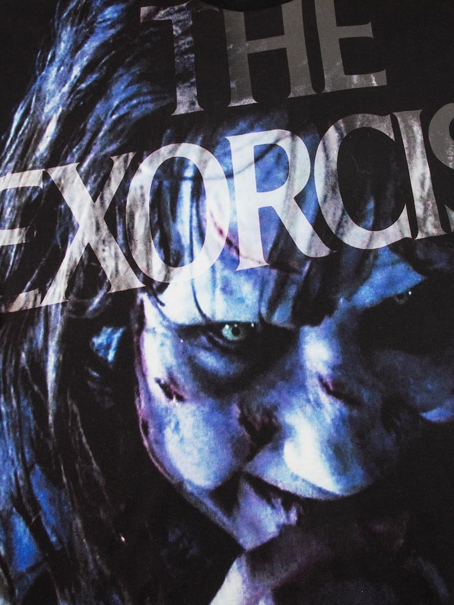 Bioworld The Exorcist Big Print The Devil Crew Neck Short Sleeve Adult T-Shirt