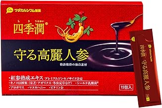 Shikijun Ginseng Extract (Energetic and Protecting Power), Red Ginseng Aging, Concentrated Paste, 0.2 oz (5 g) x 15 Packets, Made in Japan, Wada Calcium Pharmaceutical