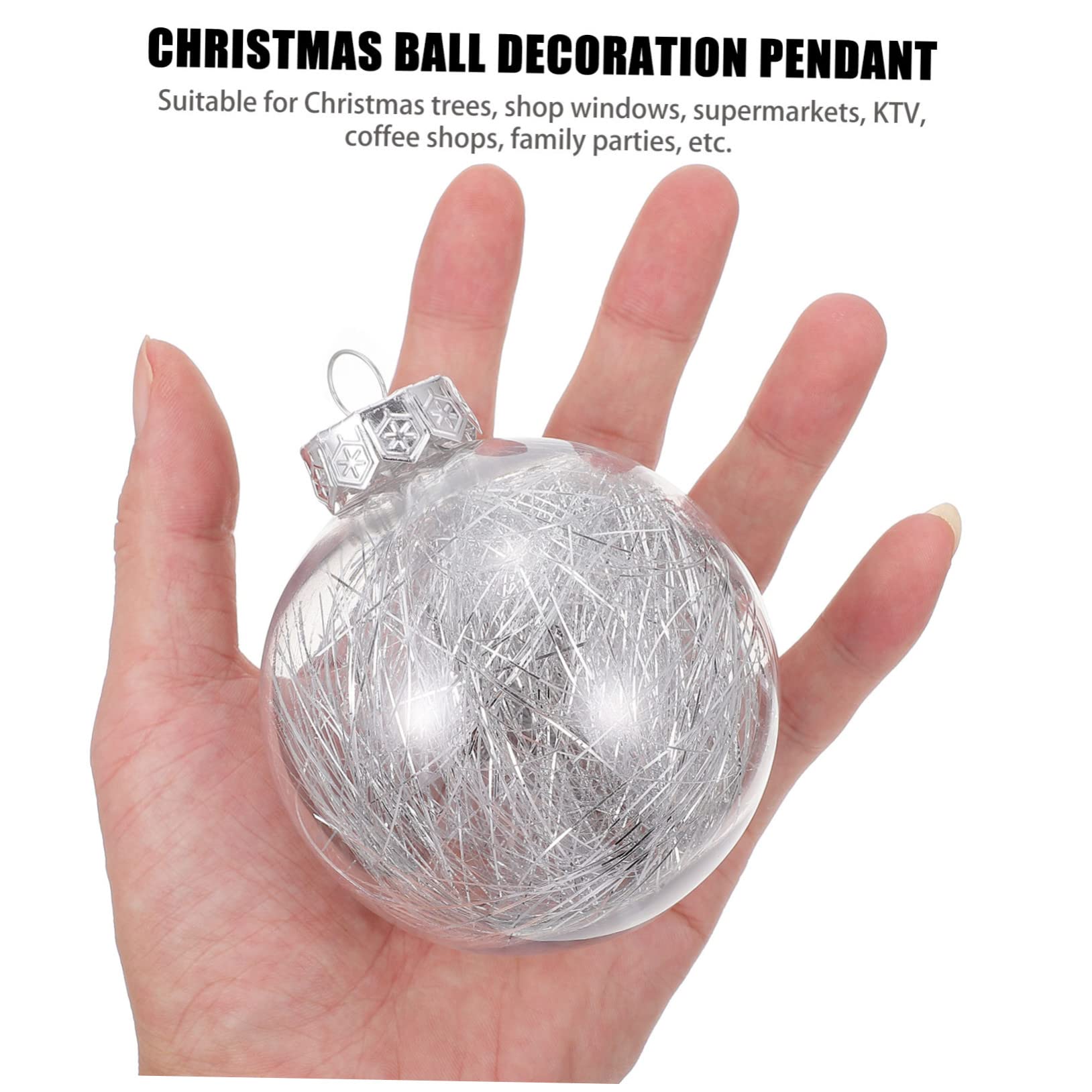 Boules de Noël Décoratives à Suspendre pour Sapin de Noël et Décoration Intérieure Style Aléatoire