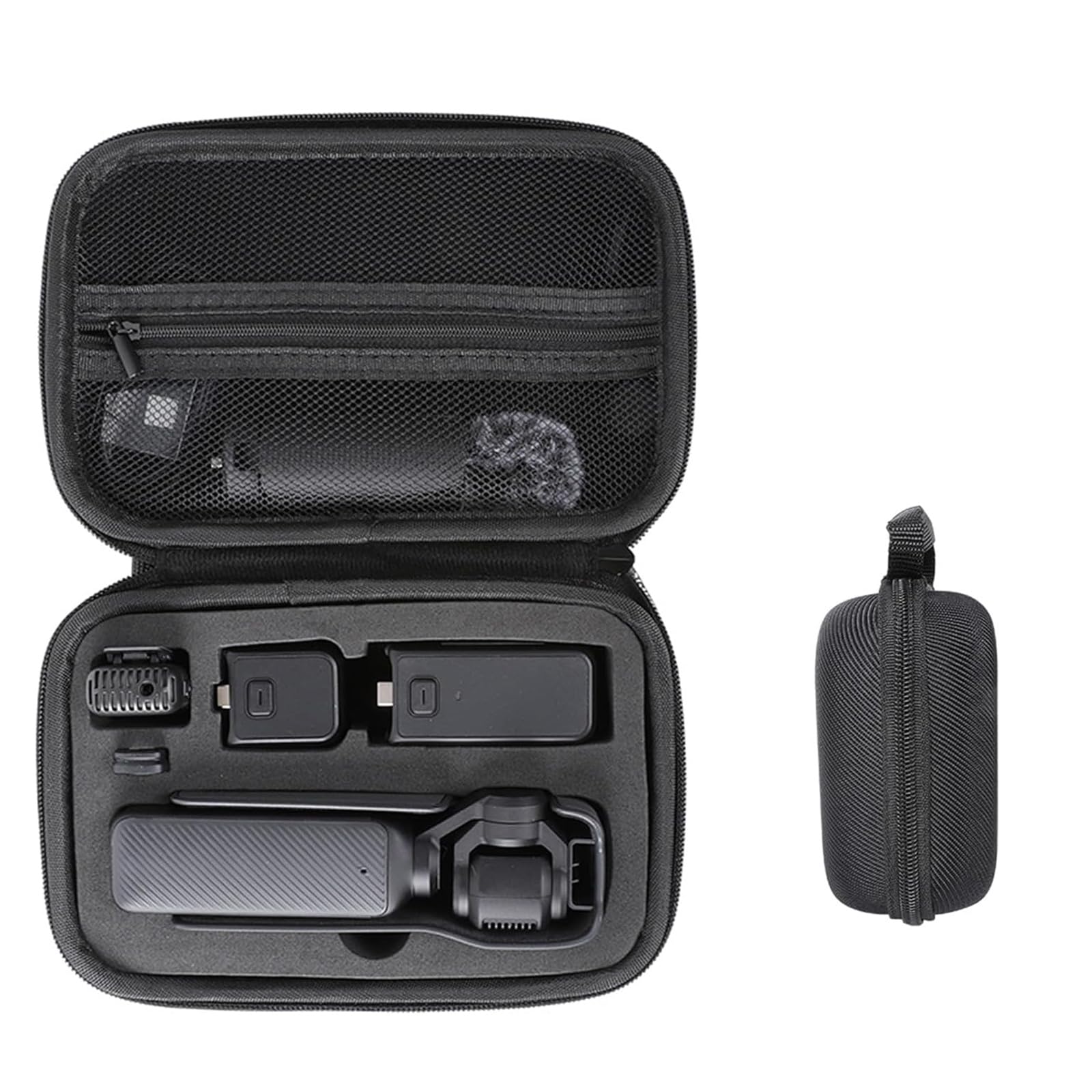 Osmo Pocket 3 Tasche, Tragbarer Aufbewahrungs Koffer aus PU, Tasche für DJI Osmo Pocket 3, Carrying Case kompakte Reiseschutz Tasches für DJI Osmo Pockets 3 Creator Combos Zubehör