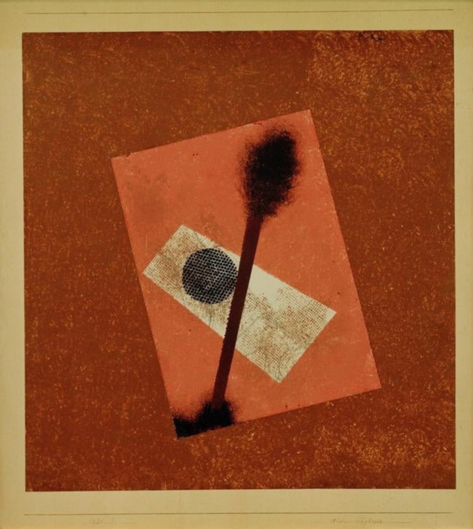 SERENDIPITP Abstract Painting Mural Print Picture Wall Decor Painting Relative Imponderable by Paul Klee Vintage Wall Artwork for Home Decor 60x90cm