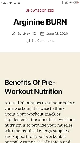 Arginine Burn