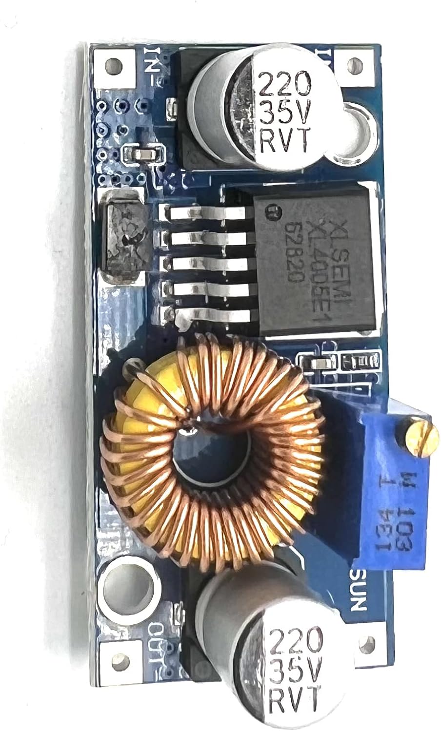 SANOXY Compatible DSN5000 Beyond DC-DC Adjustable Step-up 5A 75W Power Supply Module Circuit Board